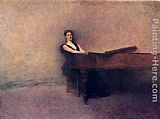 The Piano by Thomas Wilmer Dewing